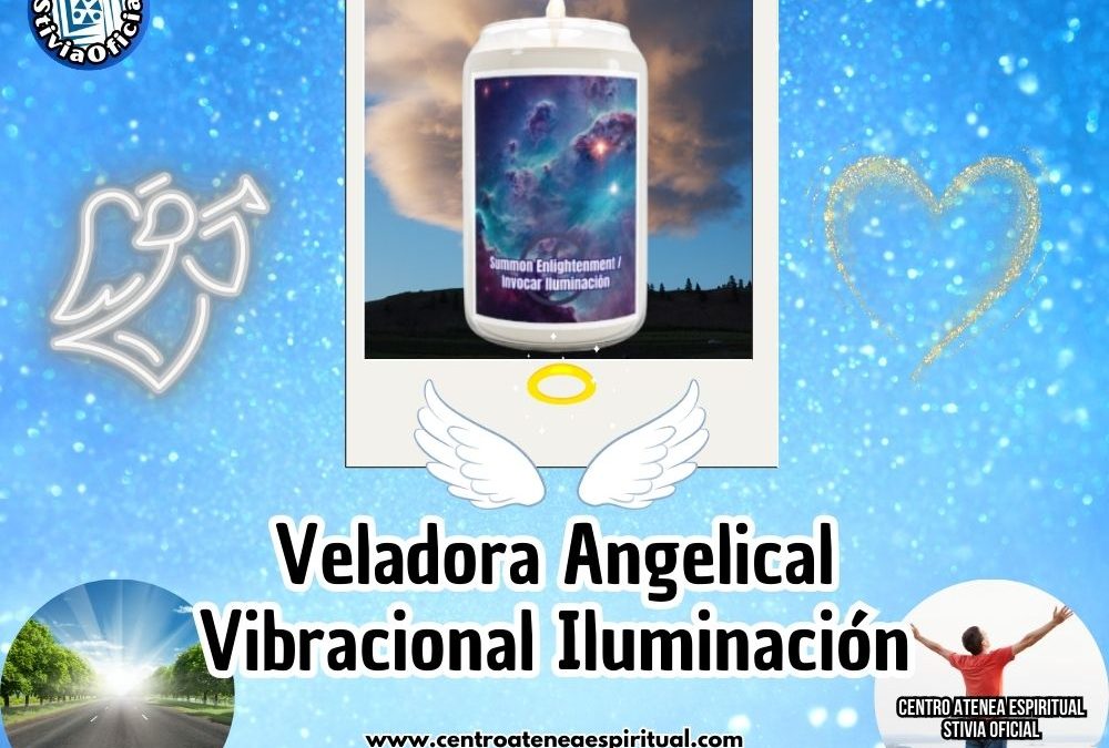 Iluminación Divina, Veladoras Angelical Vibracional, Ángeles Scented Candle,13.75oz divine lighting candles Stivia.