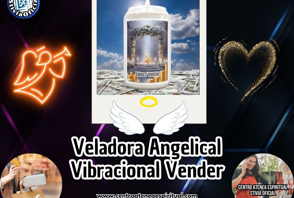 Ventas Veladoras Angelical Vibracional, Ventas Ángeles Scented Candle,13.75oz Sales Stivia.